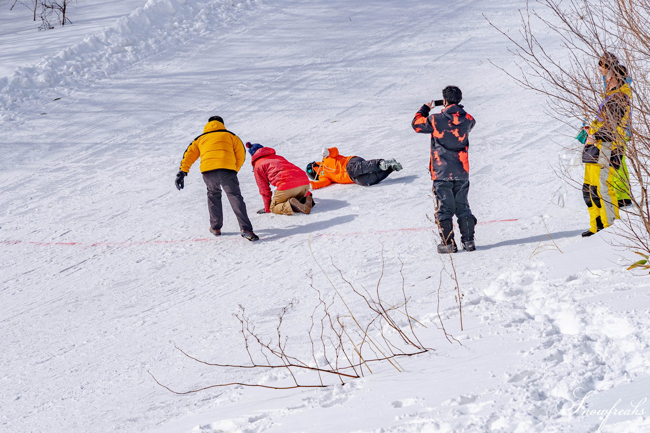 井山敬介さん＆清水宏保さんと一緒に雪遊び♪新しいカタチの子育てネットワークコミュニティ『Kids com』イベント、親子で楽しい［スノースポーツフェスティバル］in サッポロテイネ